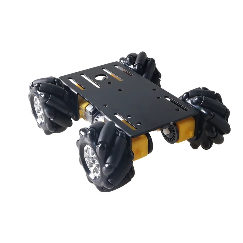 4WD Metal Smart Robot Car Chassis Kit 60mm Mecanum Omnidirectional Wheel High Torque TT Motor DIY Unassembled Toy