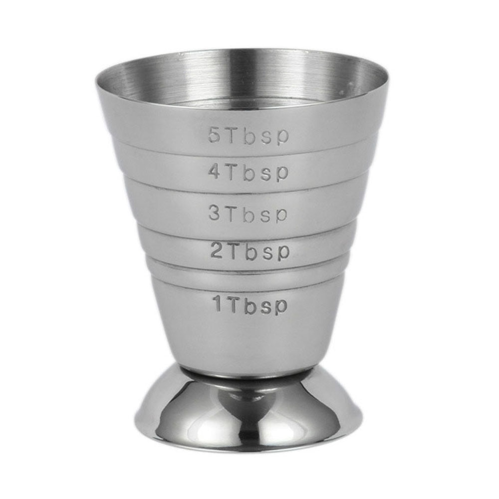 Practical Party 75ml Measuring Shot Cup Ounce Jigger Bar Cocktail Drink Mixer Liquor Measuring Cup Mojito Measurer Steel Mug