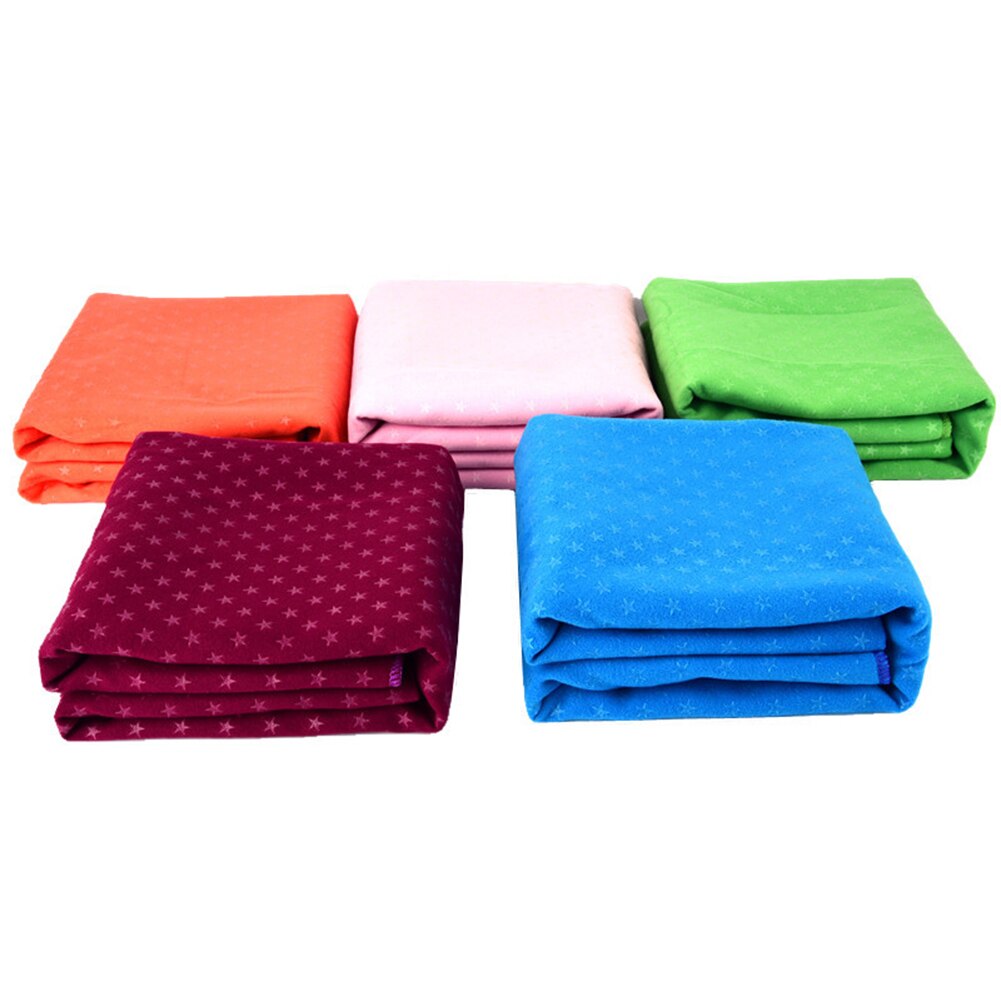 Antislip katoenen yogamat, harshanddoek, zweetabsorberende handdoek voor sport, fitness, pilatesbenodigdheden