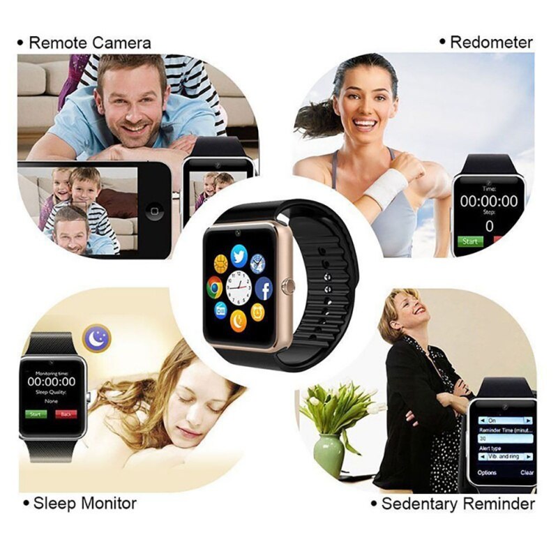 Business Smart wristband (European version) Waterproof Bluetooth SIM Smart band for iPHONE 8 X 7P FOR Samsung Android