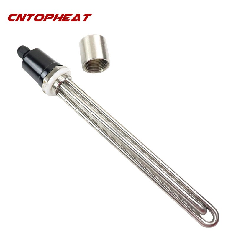 Élément chauffant par Immersion SUS304, 220v, 2,5kw, résistance de chauffage tubulaire fileté 1 &quot;BSP 32mm