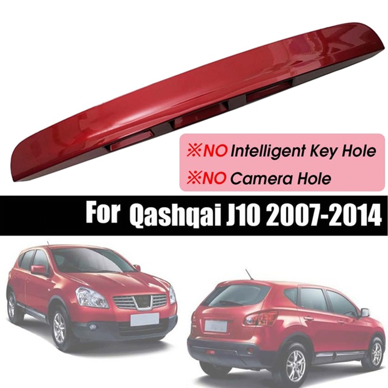 Auto Rode Achterklep Kofferdeksel Handvat Cover Voor Nissan Qashqai J10 2007: Default Title