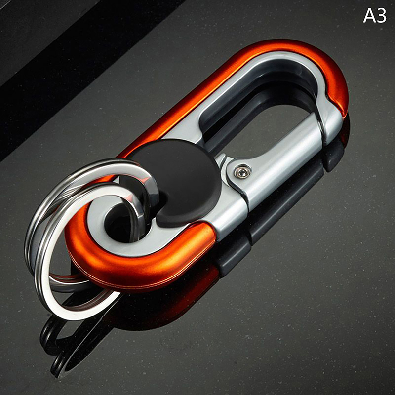 Chaveiro de carro criativo porta-chaves masculino moda acampamento escalada metal chaveiro estilo do carro auto chaveiro acessórios: Verde
