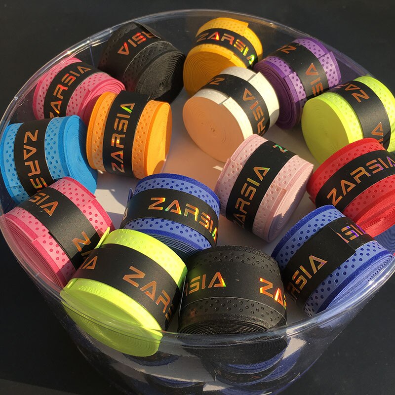 Tapping Tennis Rackets Zarsia 60Pcs Dry Tennis Overgrip Wrap Sweat Band B... – Vicedeal