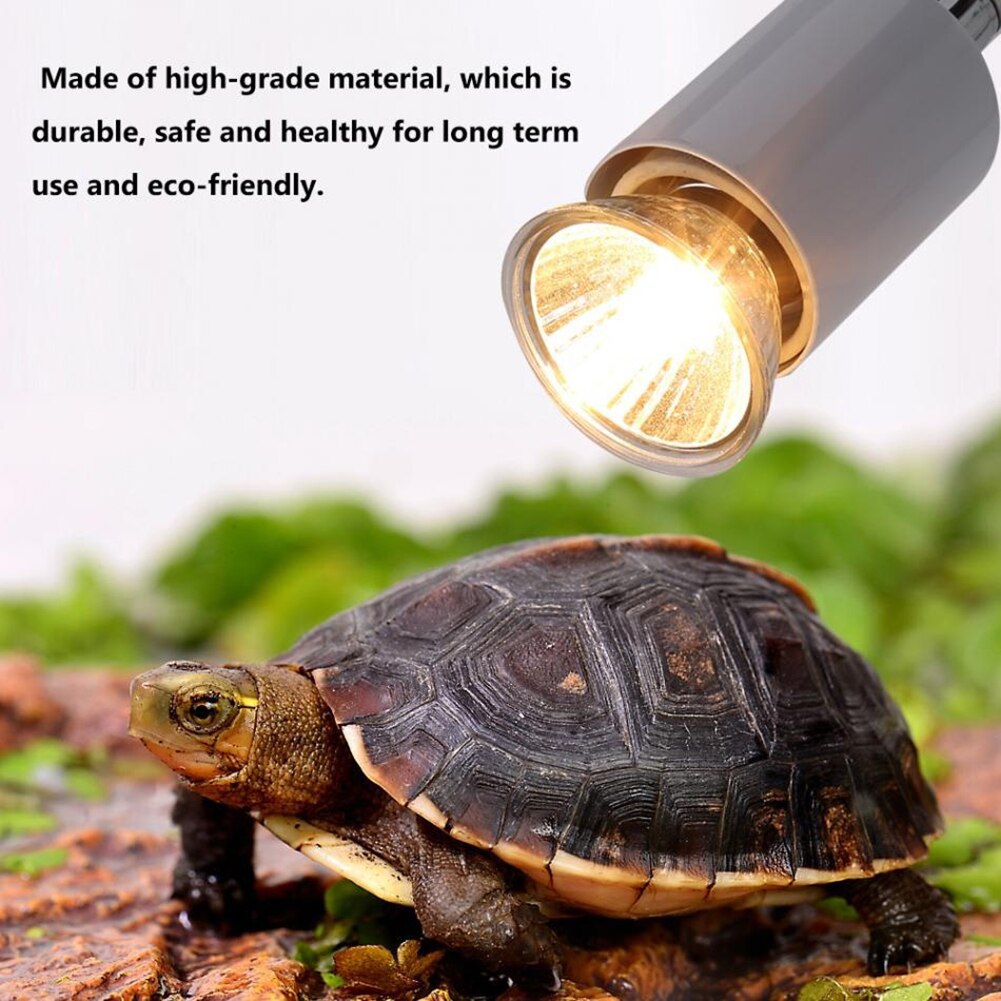 Lámpara de calefacción de calor para reptiles y mascotas, E27, UVA + UVB, 25/50/75W, 110V