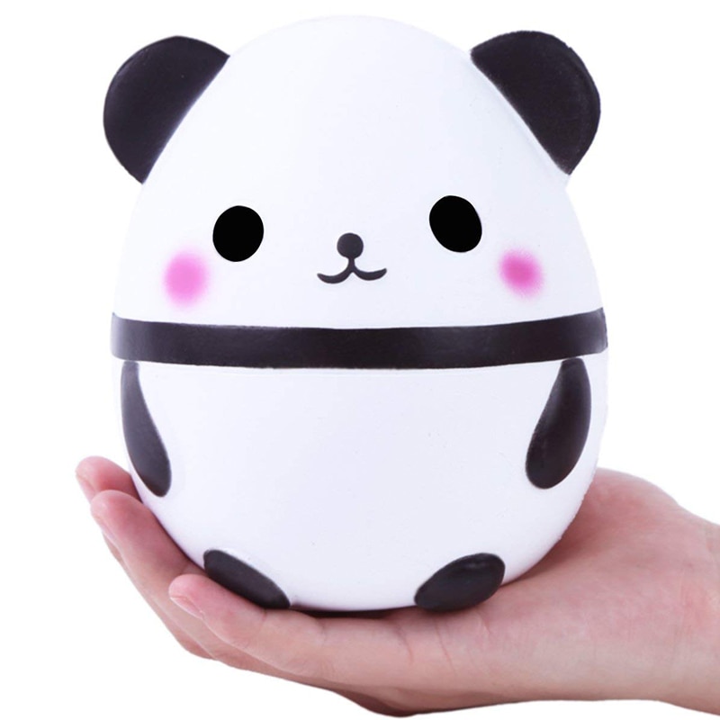 Neue Jumbo Kawaii Panda Squishy Langsam steigend Kreative Ebene Puppe Weichen quetschen Spielzeug Brot Duft betonen Linderung Spaß für Kind weihnachten