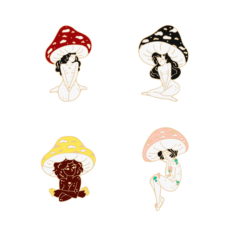 Ensemble de broches de dessin animé, 4-6 pièces, sorcière, chat, crâne gothique, épingle à revers, plante d'astronaute, Animal, Instrument de musique, Badge, sac, bijoux,