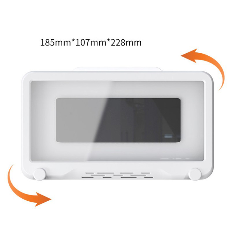Telefoonhouder Badkamer Waterdicht Thuis Muur Telefoonhoesje Stand Box Zelfklevend Touchscreen Telefoon Shell Douche Afdichting Opslag: Oranje