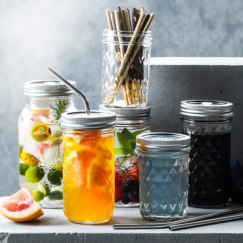 Nordic Home And Tableware Glass Manson Jar Manson Glass Bottle For Juice/Milk/Coffee Sealed Rooster Cup vasos de vidrio стекло