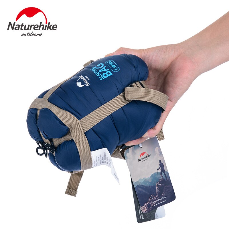 Naturehike Slaapzak Ultralight LW180 Waterdicht Katoen Slaapzak Natuur Wandeling Zomer Outdoor Wandelen Camping Slaapzak
