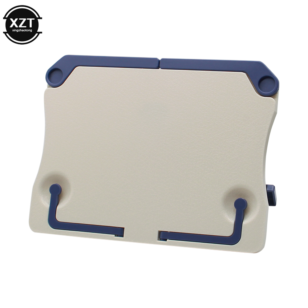 Portable Bookends Book Holder Recipe Shelf Folding Stand Books Holder for Music Score Recipe Tablet Cookbook Desk Organizer: Light Grey