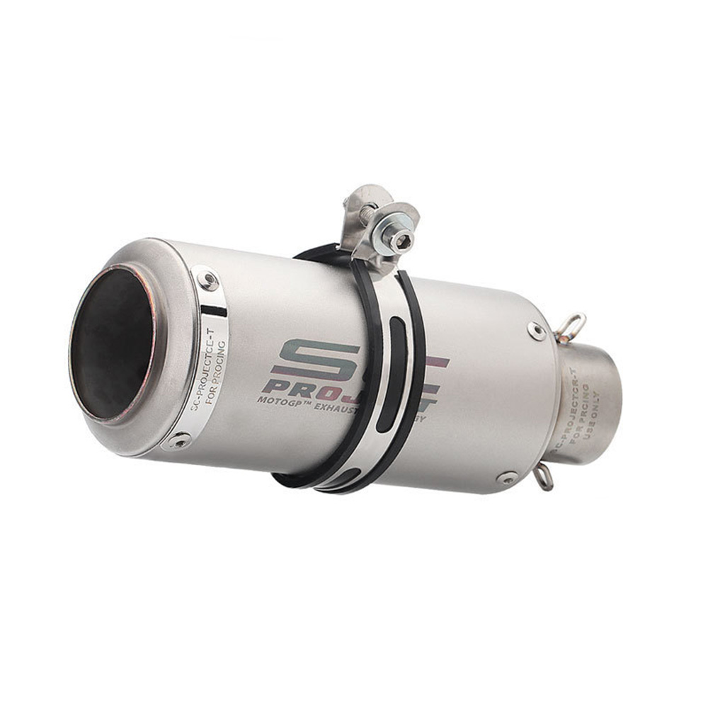Motorrad Auspuff system 36-51mm Edelstahl Auspuffrohr Für HONDA cb400 cb600 Für SUZUKI bandit 1200 1520f 1250s gsx-r600: H