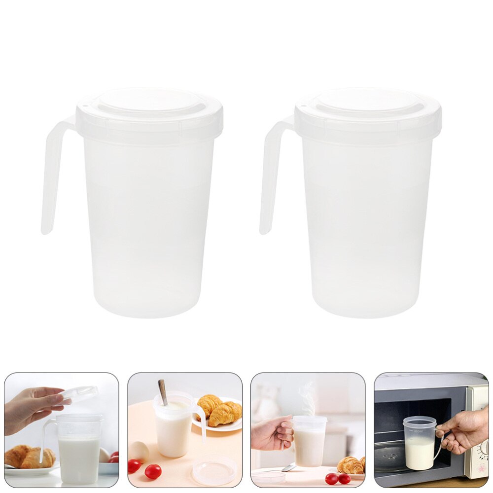 4 Pcs Cups Storage Containers Storage Glasses (Transparent): Default Title