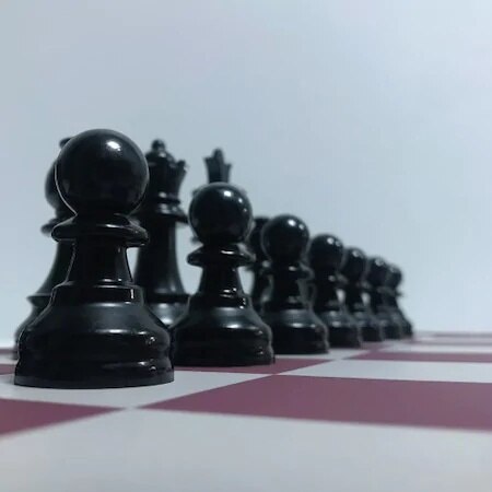 * * schaakset  (95mm-650gr- dubbele vezirli) draagbare schaakset plastic reis internationaal schaak