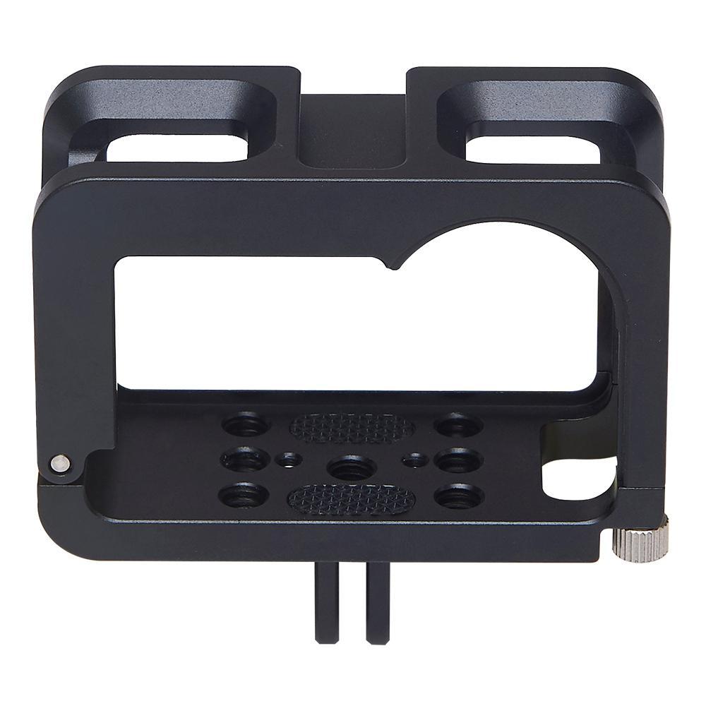 Yiwa Vlogging Metalen Kooi Case Voor Dji Osmo Action Vlog Case Met Koud Schoen Voor Microfoon Led Licht R40