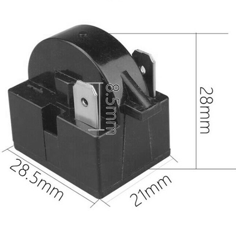 Refrigerator PTC Starter Relays 15 Ohm 2-Pin Compressor Overload Protector 1/6HP Accessories USJ99