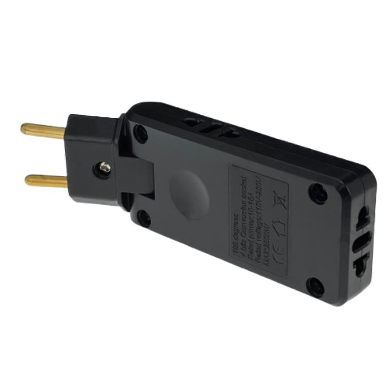 4 in 1 Wall Outlet Extension EU Electrical Socket 180 Degree Plug Adapter Canada Mexico Travel Aadapter Portable Power Converter