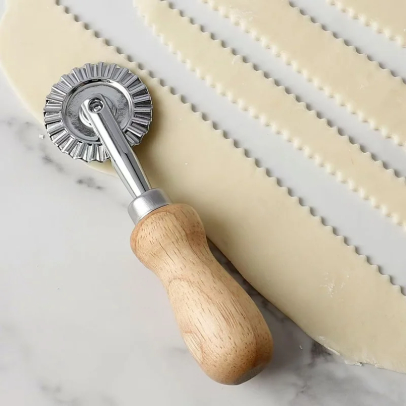 Edelstahl Knödel Prägung Seite-geprägte Keks bilden Hand-Schneidemaschine Für Backen Gebäck Dekoration rollen Rad Werkzeuge