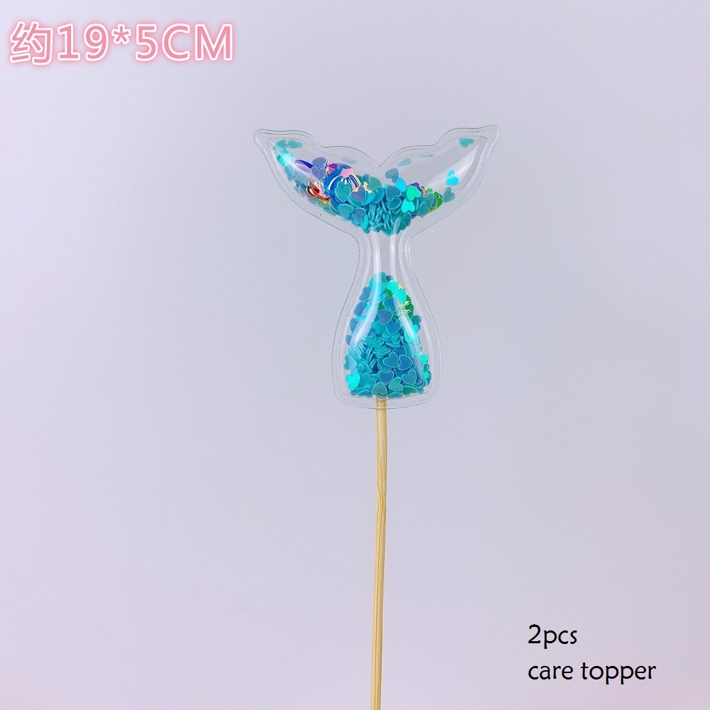 Ballons en queue de sirène gonflable en aluminium, 85cm, 2 pièces, décorations de fête d'anniversaire, fourniture pour enfants, petite sirène, 85cm, 2 pièces: 23