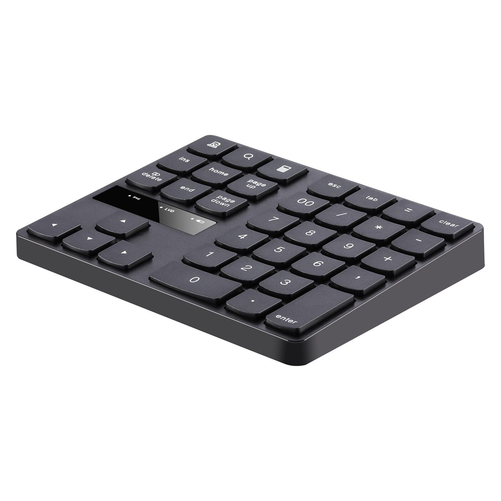 Wireless Numeric Keyboard Portable Keypad 35 Keys PC Rechargeable Digital Gaming Keyboards for Tablet Desktop Mechanical