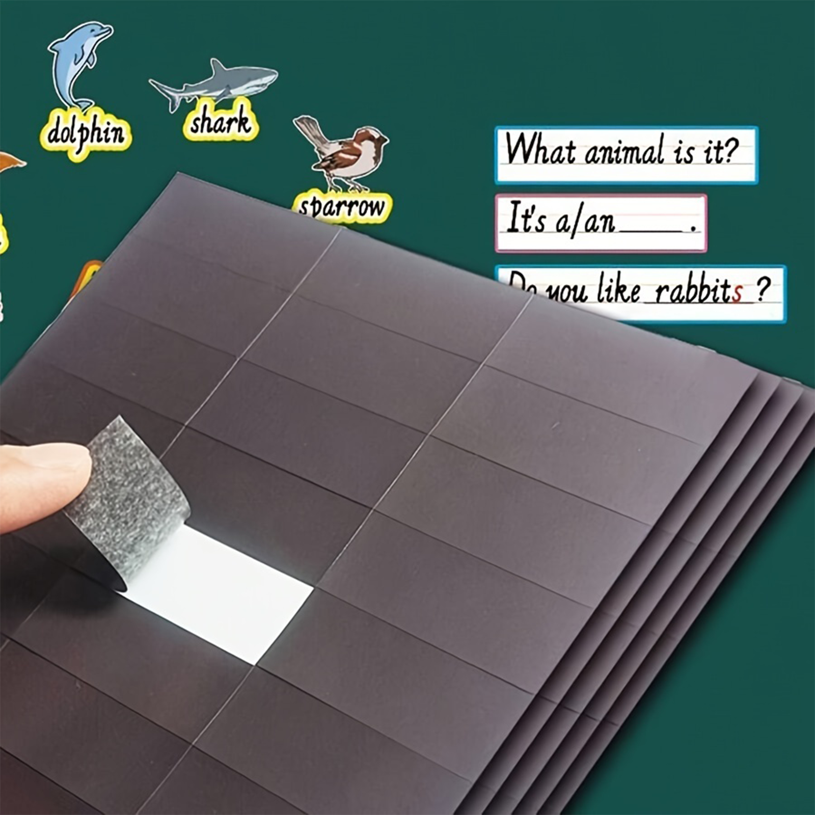 60 Stück/einstellen 2 x 5 cm flexibel selbstklebende Magnetblätter, Mini-Kühlschrankmagnete und magnetische Speicheretiketten