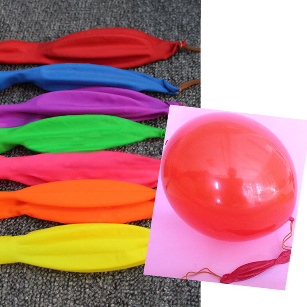 Jeux de fête force solide Latex 50 pièces/sac remplisseurs rebond usage polyvalent couleur aléatoire haute élasticité poinçon ballons