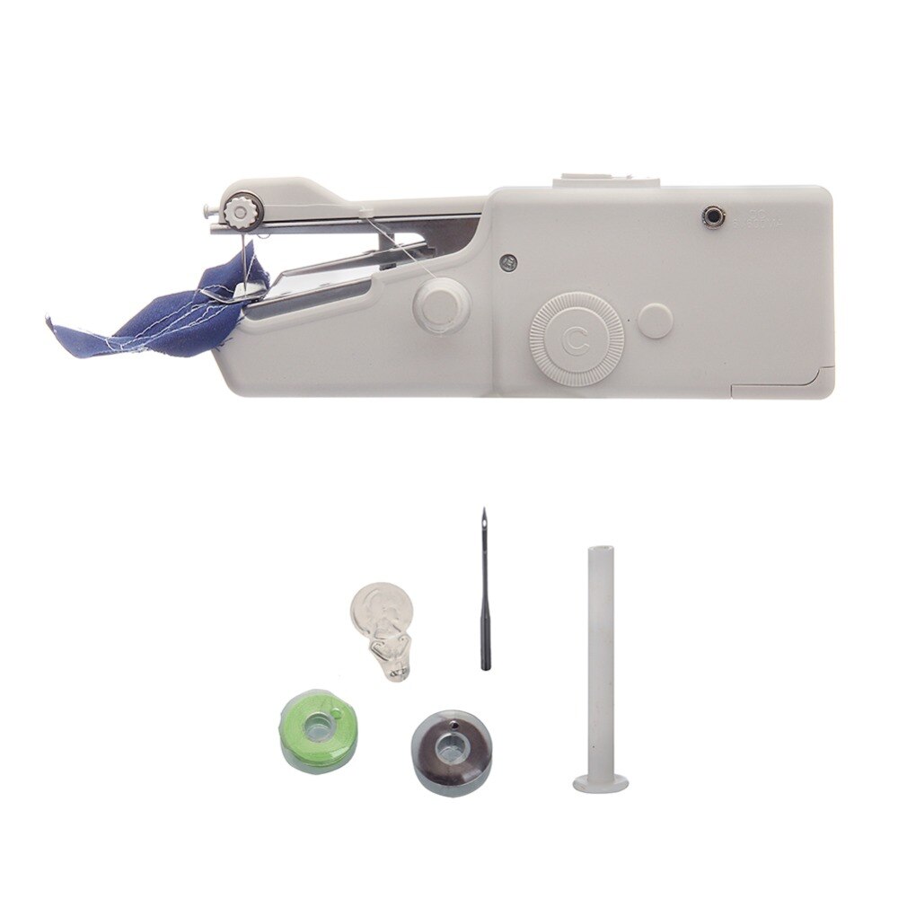 Mini Draagbare Handheld Naaimachines Naaien Handwerken Cordless Kleding Stoffen Elektrische Naaimachine Stitch Set