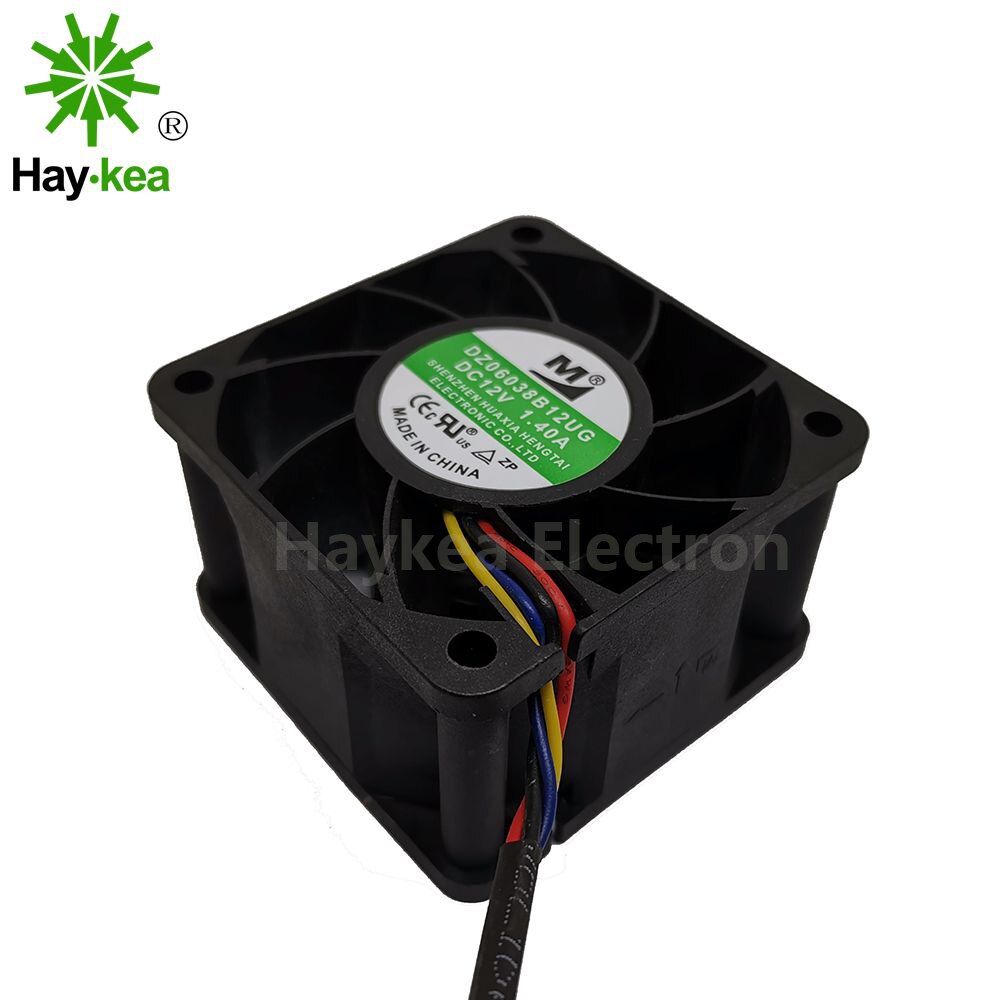PMW 6038 60*60*38 Cooling-fan Server Inverter heatsink axial industrial Cooling fans super violent winds DZ06038B12UG 12V 1.4A