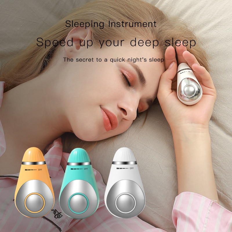 Sleep Aid Microcurrent Sleeping Instrument Release Pressure Fall Asleep Fast Handheld Electromagnetic Pulse Help Sleep