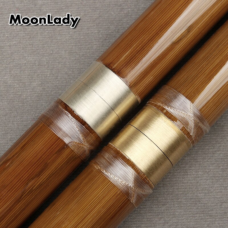 Chinese Traditional Handmade Brown Bamboo Two-section Flute Dizi Traditional Flauta Wood For Beginners and Music Lovers