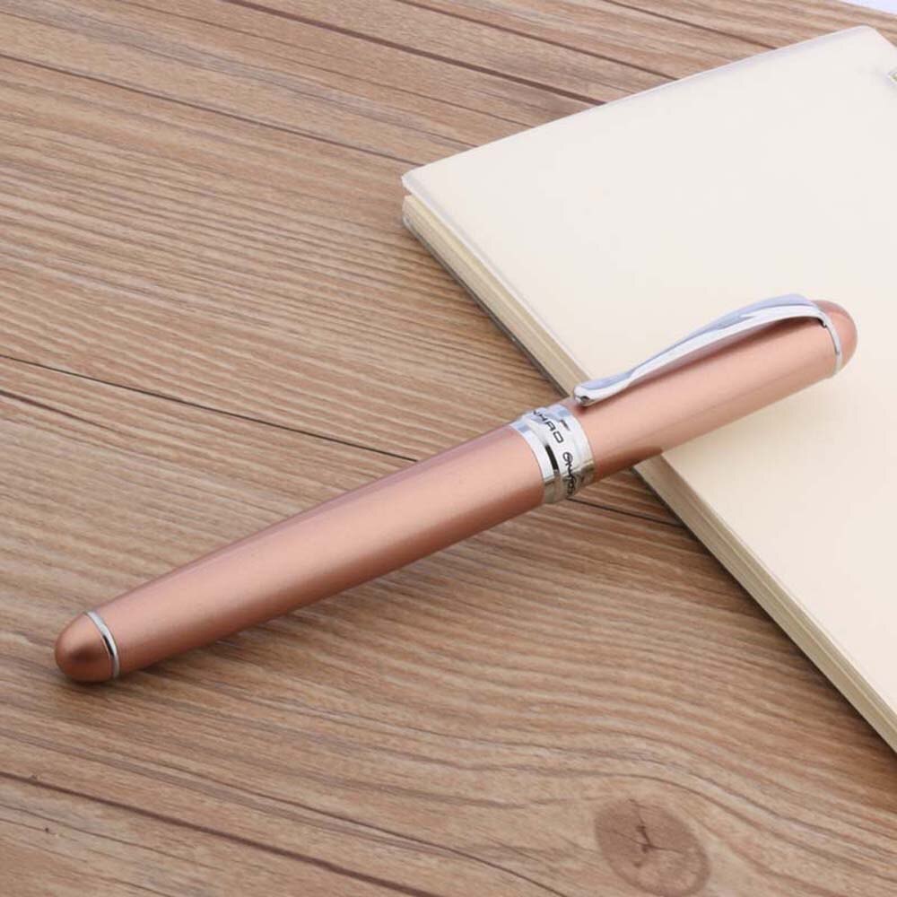 JINHAO 750 zilveren klassieke kantoor METALEN ROSE gouden vulpen: rose golden