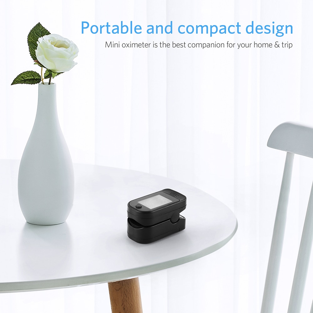 Digital Pulse Oximeter LED Oximeter Finger Pulse Oxygen Saturation Monitor Blood Meter Arterial Oxygen Saturation Monitor