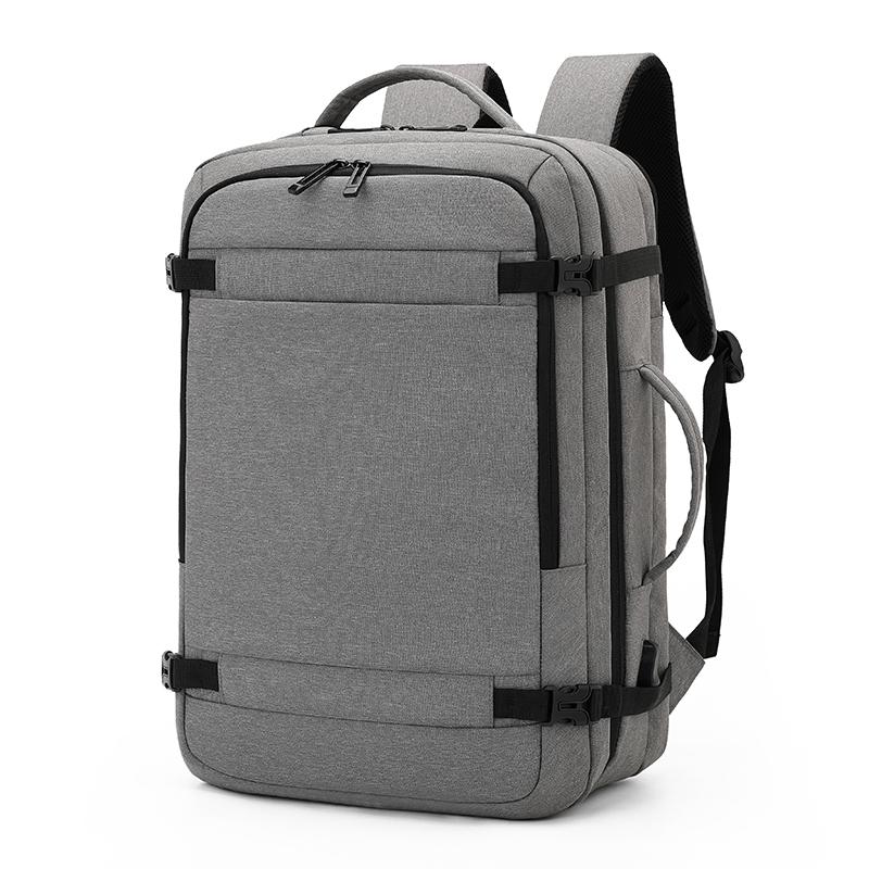Backpack Men Backpack 15.6 Inch Laptop Backbag Mochilas Male Shoulder Bag Rucksack School Bag For Teenage Boys: Gray