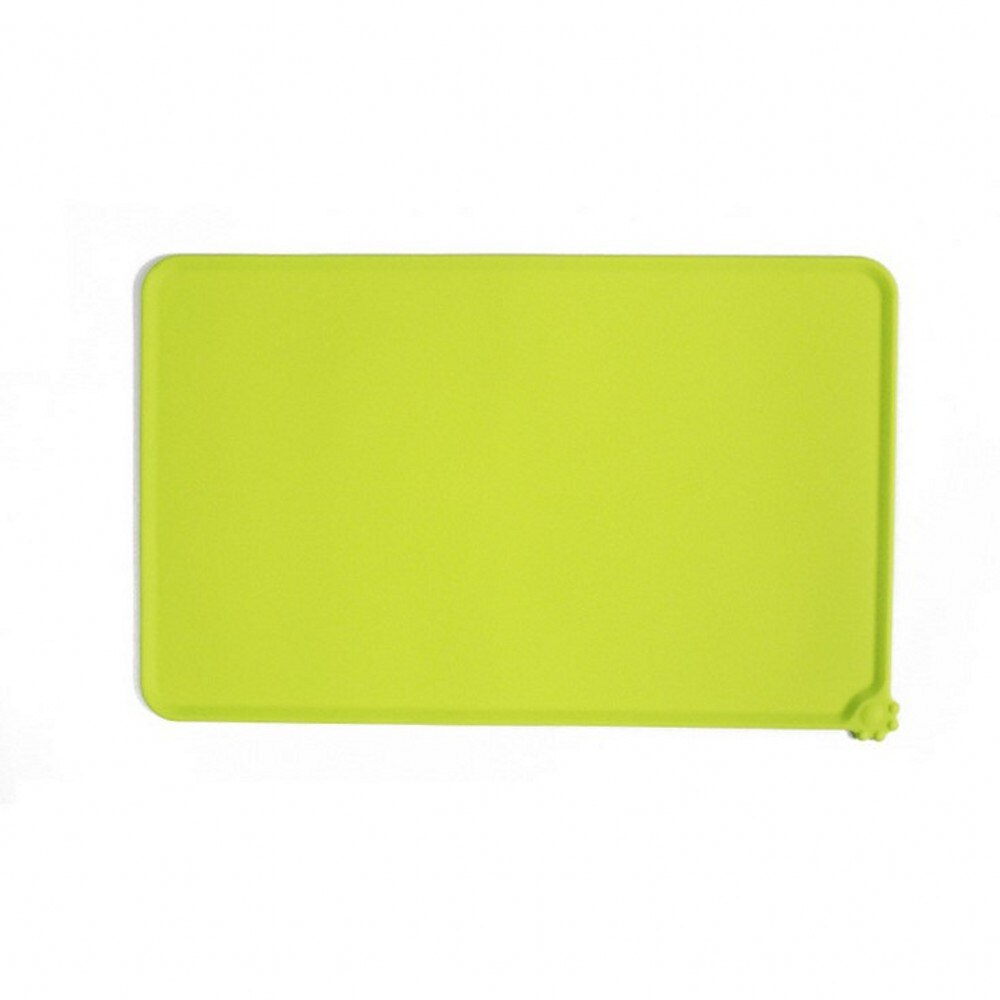 Waterdichte huisdiermat, siliconen honden- en kattenvoermat, drinkmat voor voerbak, placemat voor puppy's, stevige kleine middelgrote en grote hondenvoermat: Groente