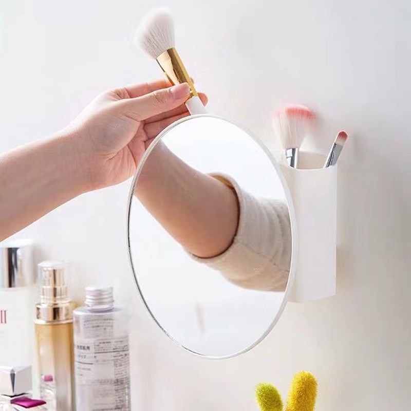 Huishoudelijke badkamer muur opknoping opbergdoos opknoping spiegel badkamer muur make badkamer spiegel