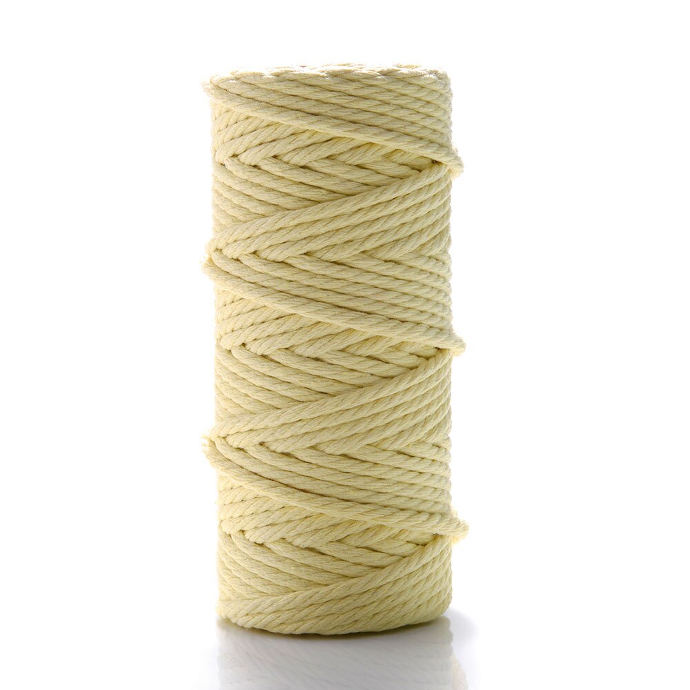 iYOE 28m/Roll 3mm Solid Color Cotton Cord Thread Making Macrame String Diy Craft Accessories Home Decoration: 6