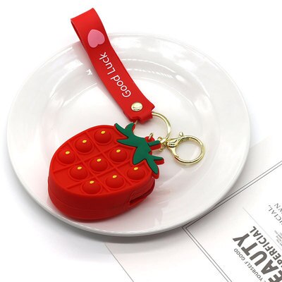 Neue Popper Sensorischen Popet Silikon Push Blase Schreibwaren Lagerung Tasche Popite Poppit Dekompression Geldbörse Popo Es Zappeln Spielzeug: MS-0212