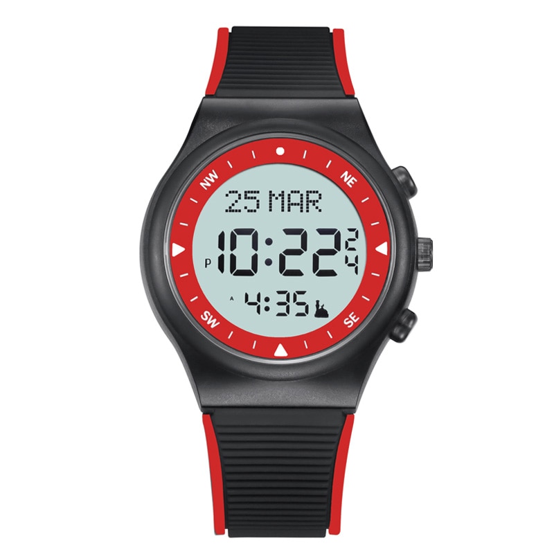 Alfajr Tijd Horloge Voor Islam Gebed Ondersteuning Arabisch Engels Taal Beste Moslim Azan Klok Met Automatische Qiblah Athan Alarm