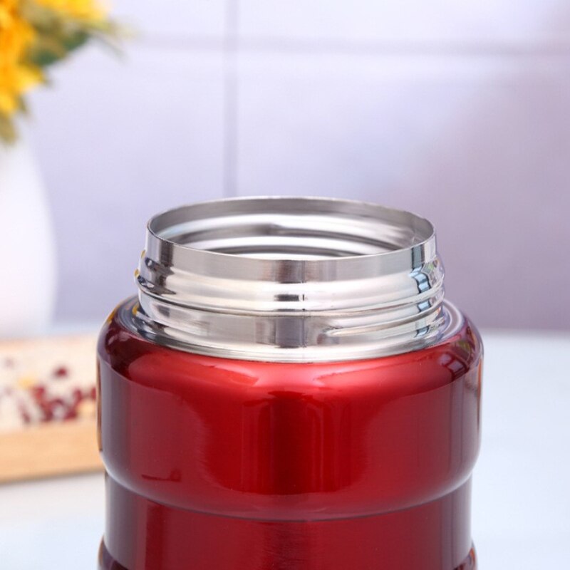 5 Color Stainless Steel Insulation Lunch Box For Food With Containers 500Ml Vacuum Flasks Thermo Mug Thermocup