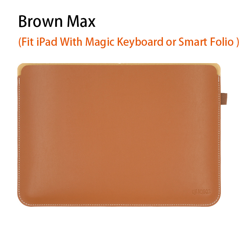Simplicity and ultra-thin super slim Laptop bag case Sleeve for Apple iPad 9.7" iPad Pro 10.5 11 12.9" ,Transverse style: 8-inch / Gold