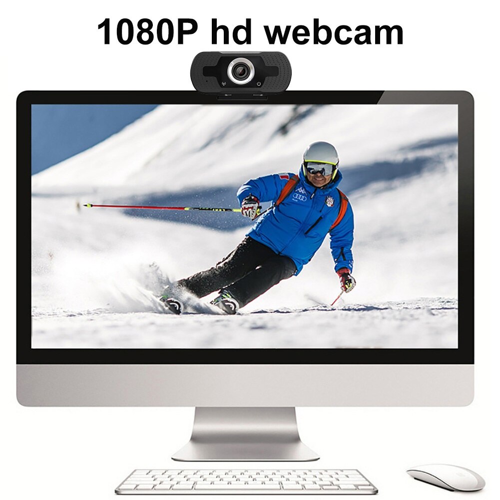 USB 2.0 HD 1080P Video Recording Camera Webcam Web Cam with Mic for PC Laptop