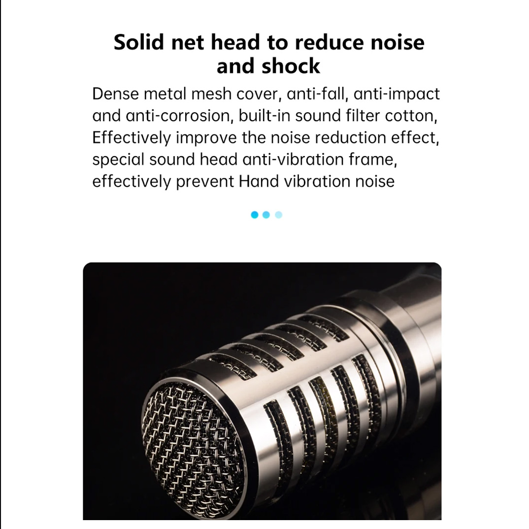 Professionele multifunctionele dynamische microfoon Handheld bedrade karaoke Studio zangmicrofoon KTV Show Live podiummicrofoon