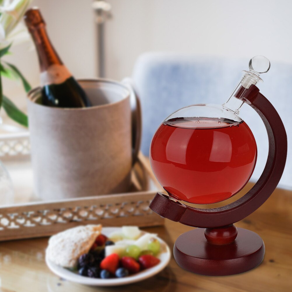 500ml Wine Decanter Glass Alcohol Crystal Globe Liquor Carafe Dispenser Bar Party Decoration Glassware for Whisky Vodka Decanter