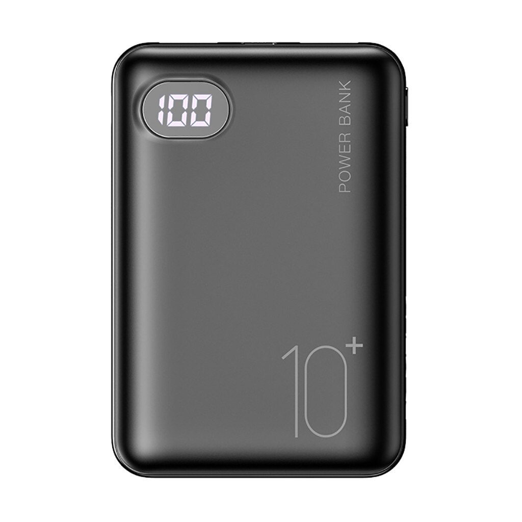 Power Bank 2 USB 10000mAh Electronic Portable Charging Poverbank Mobile Phone External Battery Charger Instant Heating 818: Default Title