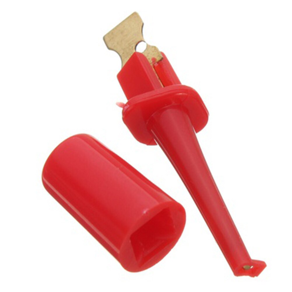 Multimeter Lead Wire Test Small Probe Hook Clip Set Grabbers Colorful