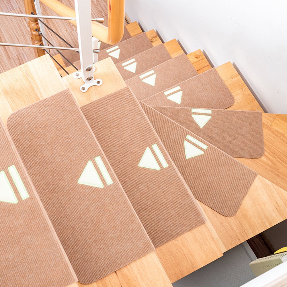 Antislip Traptreden Tapijt Matten Indoor Lijm Home Decor Voor Houten Trap Trap Loopvlak Matten Lichtgevende Trap loopvlakken