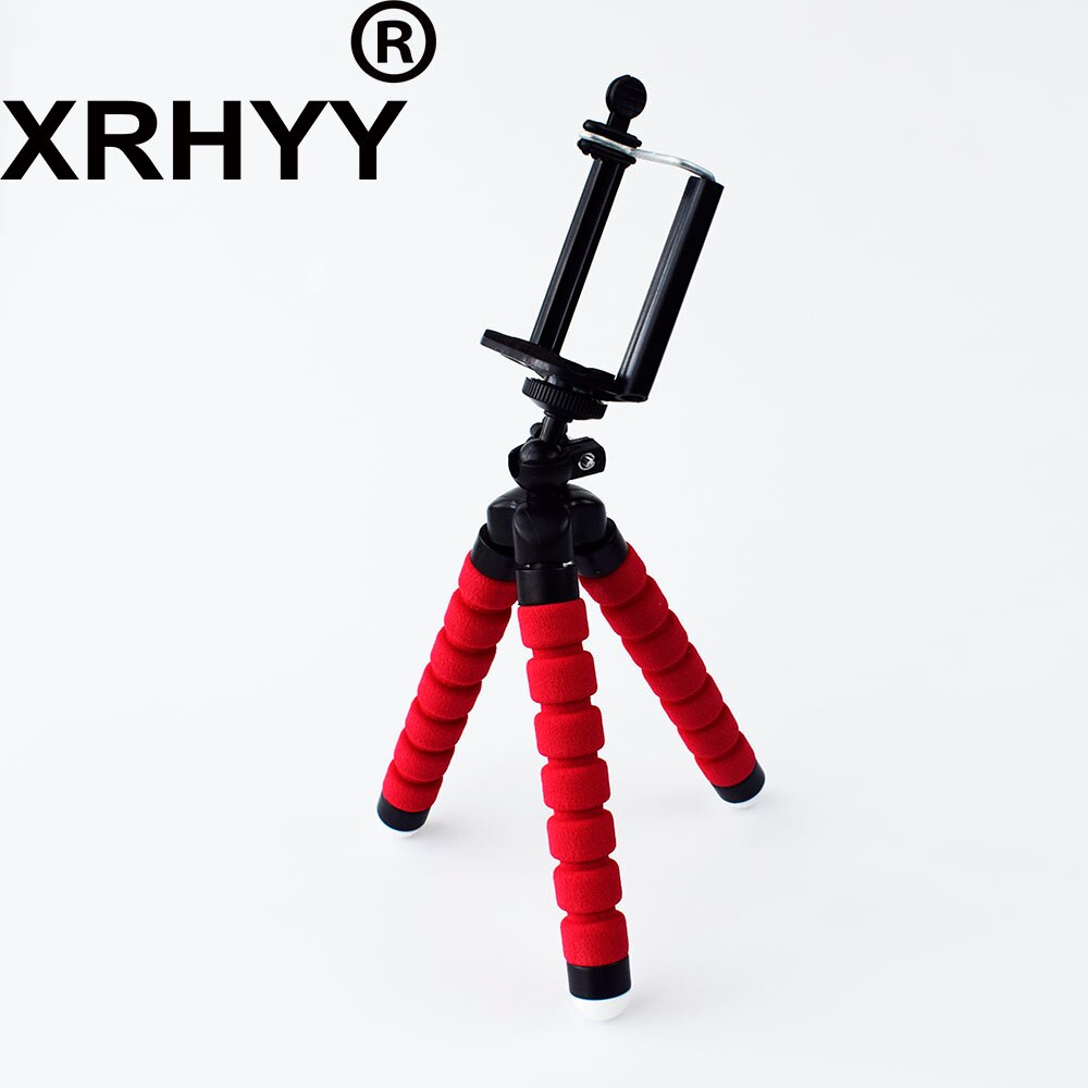 Premium flexibele telefoon rode spons statief draagbare verstelbare camera standaard houder geschikt voor android telefoon sportcamera