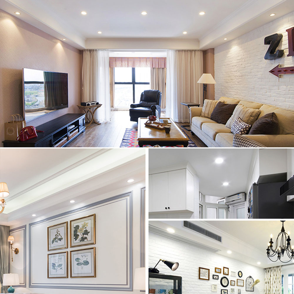 LED COB Downlight Dimmable 5W 7W 9W 12W Round Recessed Lamp 220V 110V Living Room Bedroom Kitchen Indoor Spot Lighting