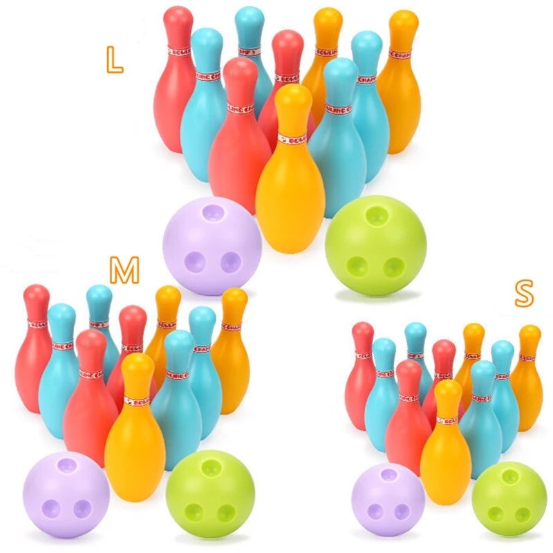 drinnen freundlicher Bowling Sportspielzeug Eltern-Art Interaktive Spiele Jungen Mädchen draussen Sportspiel Spielzeug Für freundlicher Mit Paket