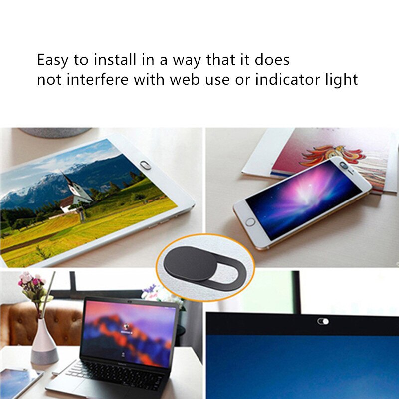 Web Cam Cover Shutter Magnet Slider Universal Antispy Camera Cover For Web Laptop iPad PC Macbook Tablet lenses Privacy Sticker